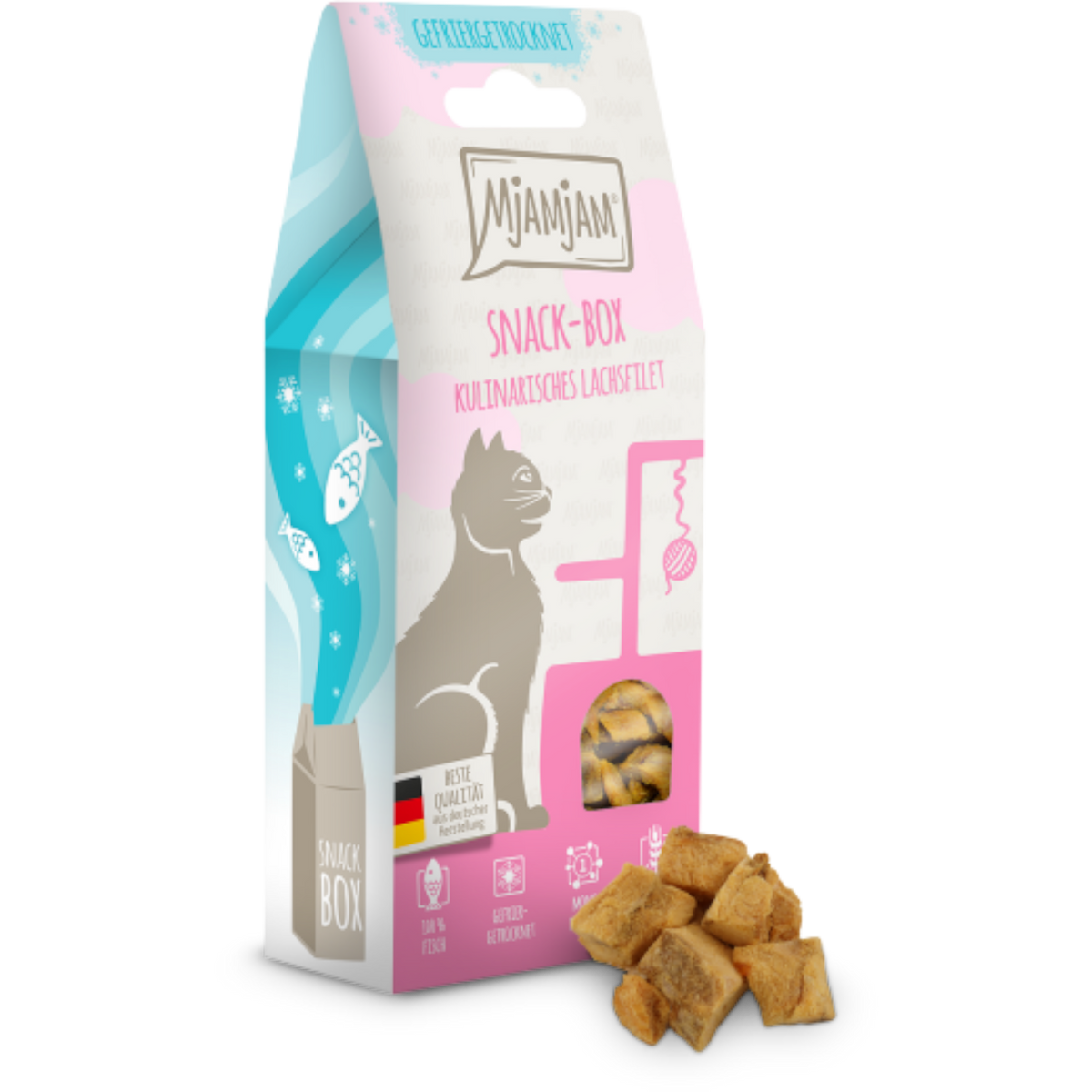 MjAMjAM Cat - Snackbox kulinarisches Lachsfilet