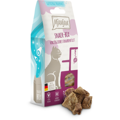 MjAMjAM Cat - Snackbox vorzügliches Straußenfilet