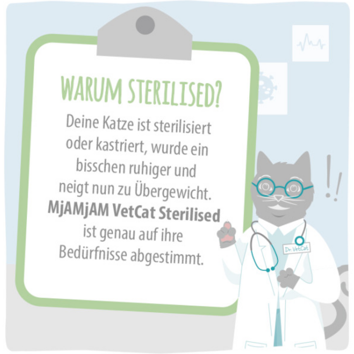 MjAMjAM Cat - VetCat Diät Sterilised Rind & Ente