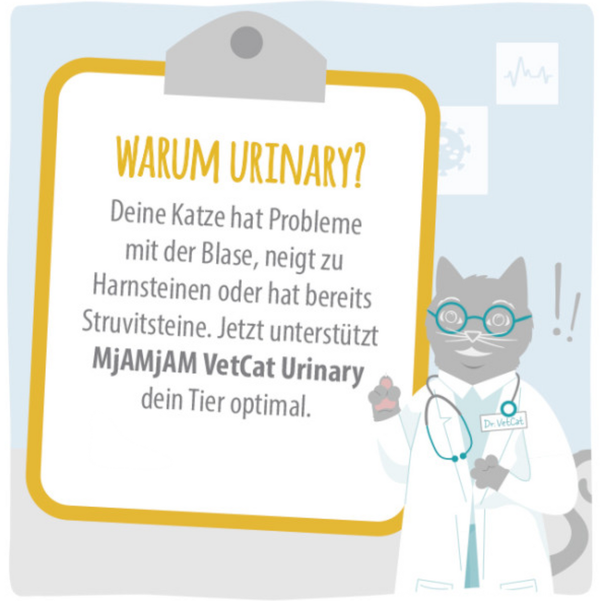 MjAMjAM Cat - VetCat Diät Urinary Huhn