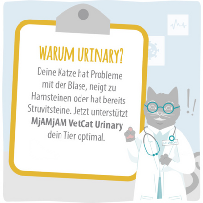 MjAMjAM Cat - VetCat Diät Urinary Huhn