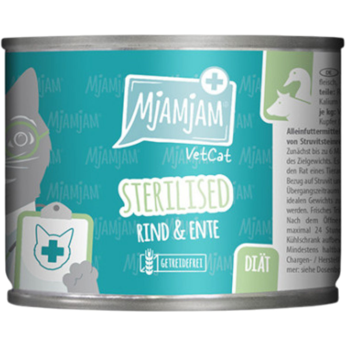 MjAMjAM Cat - VetCat Diät Sterilised Rind & Ente