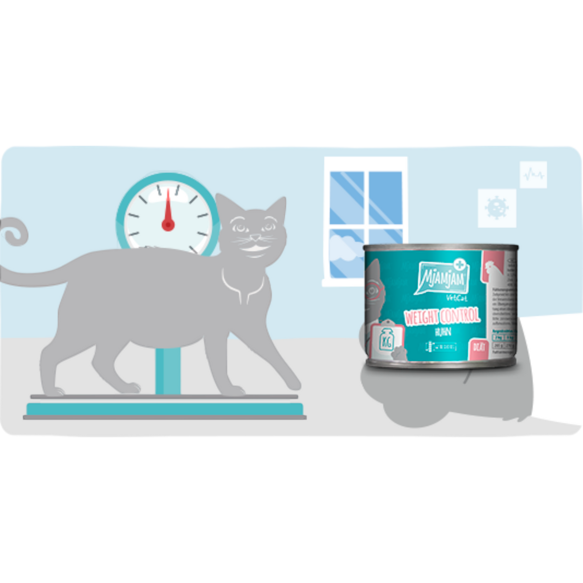 MjAMjAM Cat - VetCat Diät Weight Control Huhn