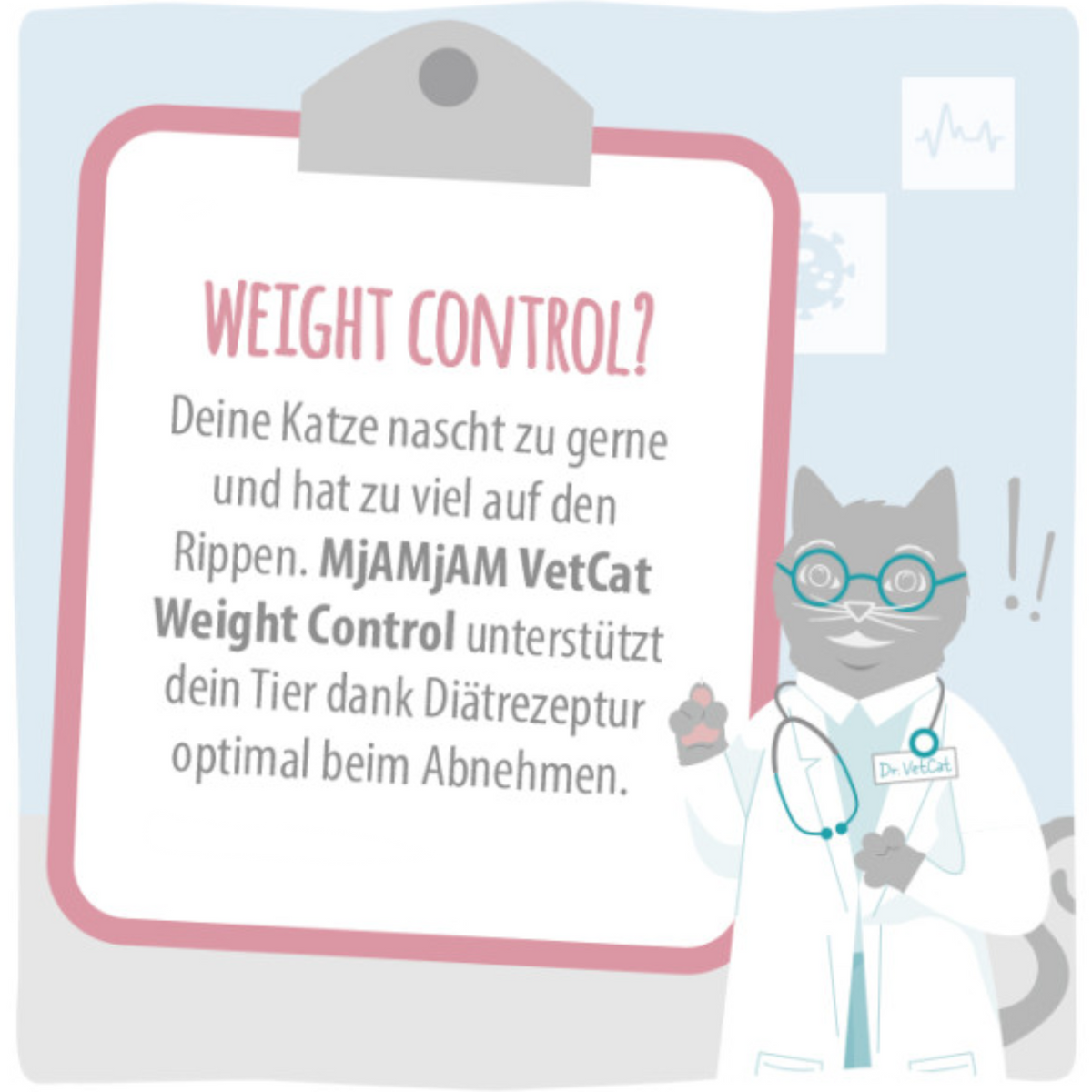 MjAMjAM Cat - VetCat Diät Weight Control Huhn