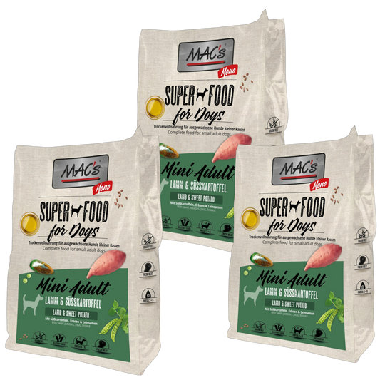 MAC’s Dog – Mono Mini Adult Frisches Lamm & Süßkartoffel
