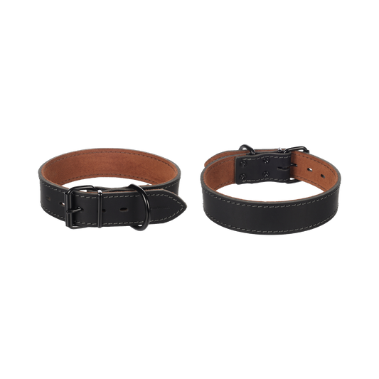 Montana Halsband – Robustes Lederhalsband für große Hunde