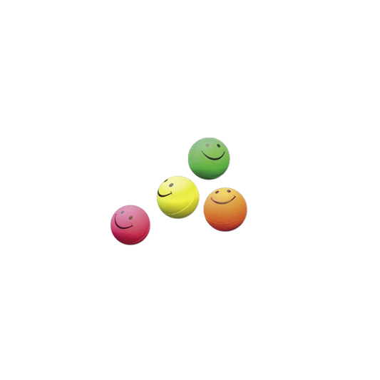 Moosgummi Smiley Bälle – Fröhlicher Spielspaß für deinen Hund