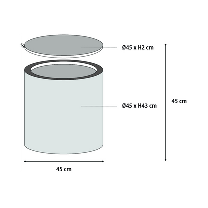 Multifunktionale Kratztonne Ottoman – Kratzen, Schlafen & Verstauen in Einem