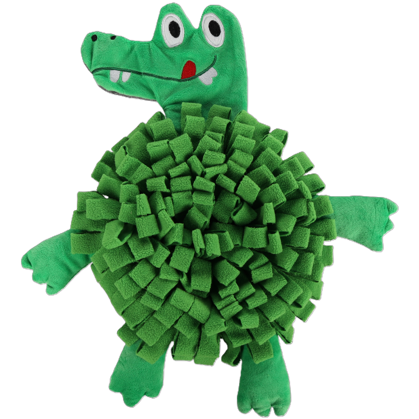 Njammie Schnüffelteppich Krokodil – rutschfeste Futterspielmatte für mentale Auslastung & langsames Fressen