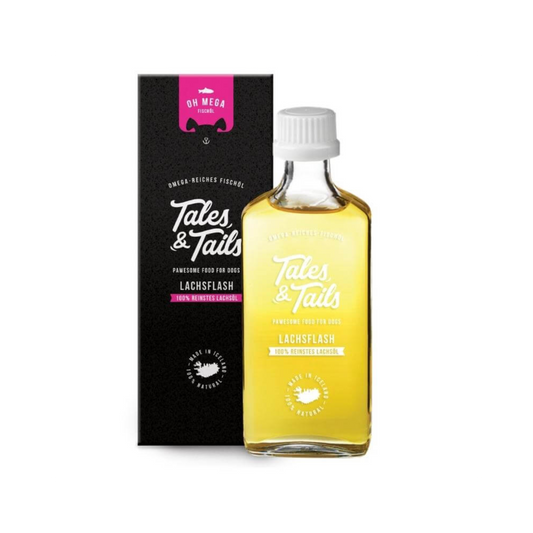 Oh Mega. Lachsflash – Reines Lachsöl für Hunde