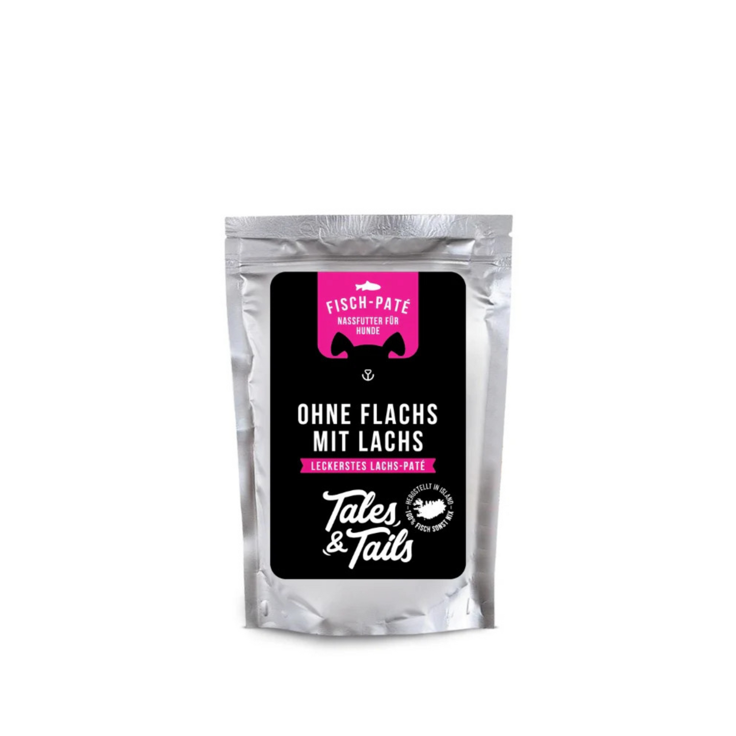 Ohne Flachs mit Lachs – Nassfutter für Hunde mit 100 % Lachs