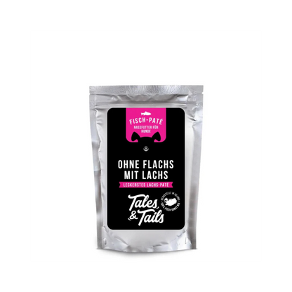 Ohne Flachs mit Lachs – Nassfutter für Hunde mit 100 % Lachs