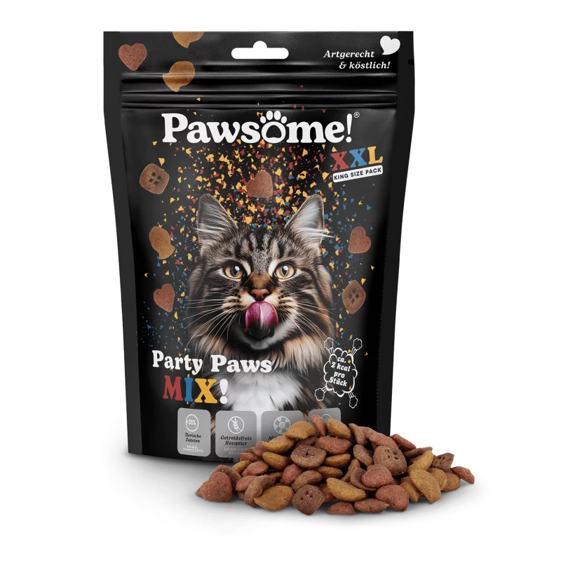 Pawsome Cat - Crunchy Party Paws Mix