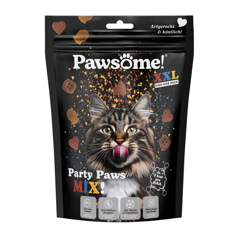 Pawsome Cat - Crunchy Party Paws Mix