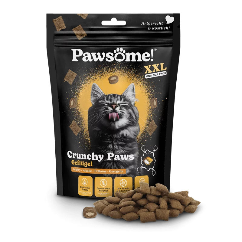 Pawsome Cat - Crunchy Paws mit Geflügel