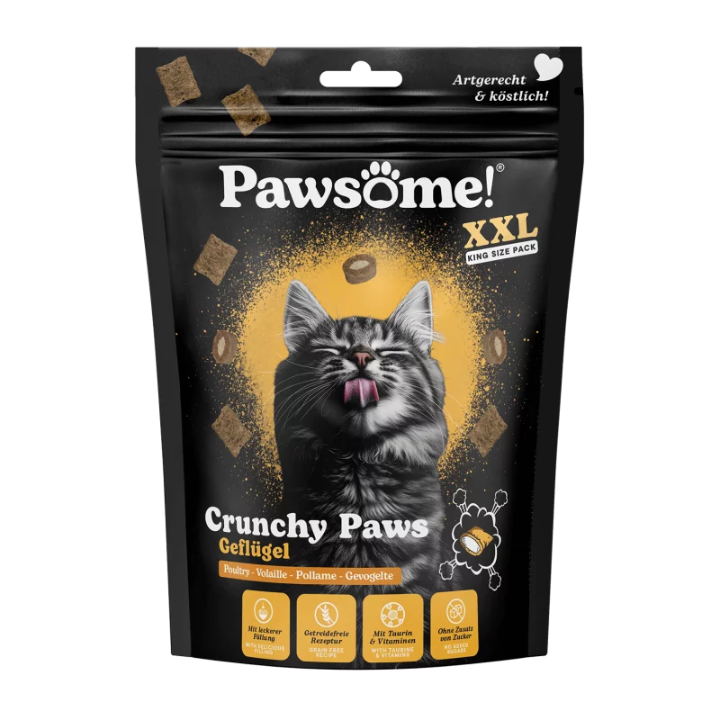 Pawsome Cat - Crunchy Paws mit Geflügel