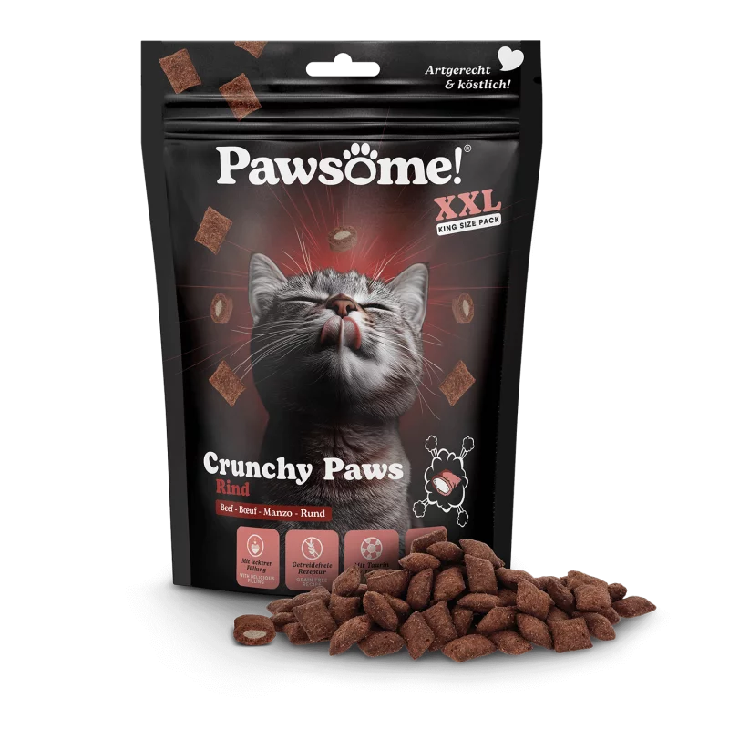 Pawsome Cat - Crunchy Paws mit Rind