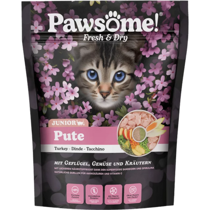 Pawsome Cat - Fresh & Dry Kitten mit Pute
