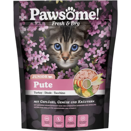 Pawsome Cat - Fresh & Dry Kitten mit Pute