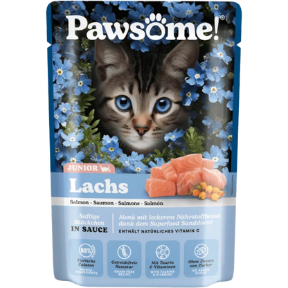 Pawsome Cat - Multipack Kitten mit Lachs