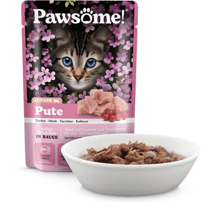 Pawsome Cat - Multipack Kitten mit Rind & Pute