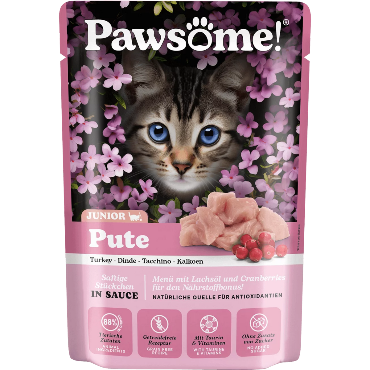 Pawsome Cat - Multipack Kitten mit Rind & Pute