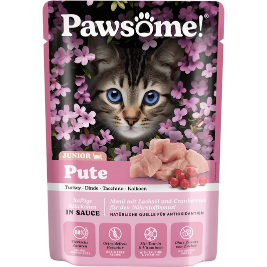 Pawsome Cat - Frischebeutel Kitten mit Pute