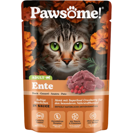 Pawsome Cat - Frischebeutel mit Ente