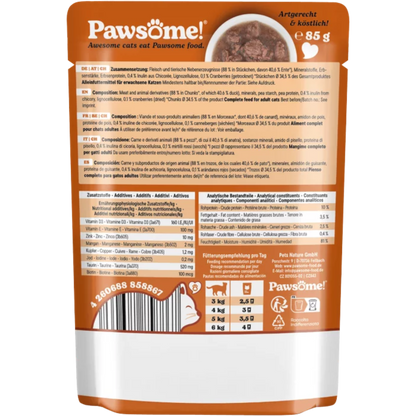 Pawsome Cat - Frischebeutel mit Ente