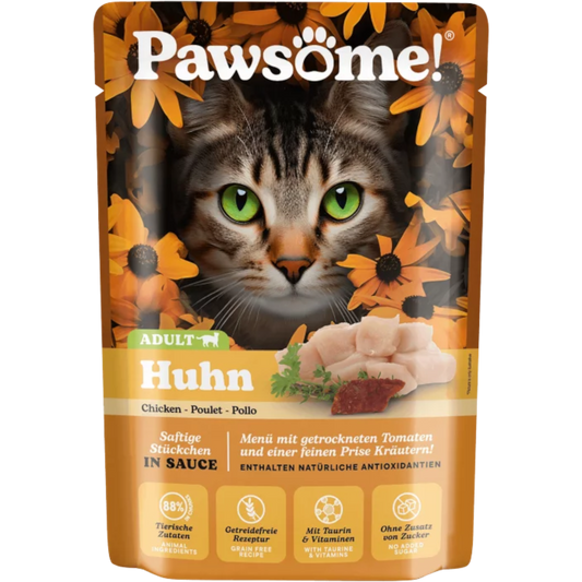 Pawsome Cat - Frischebeutel mit Huhn