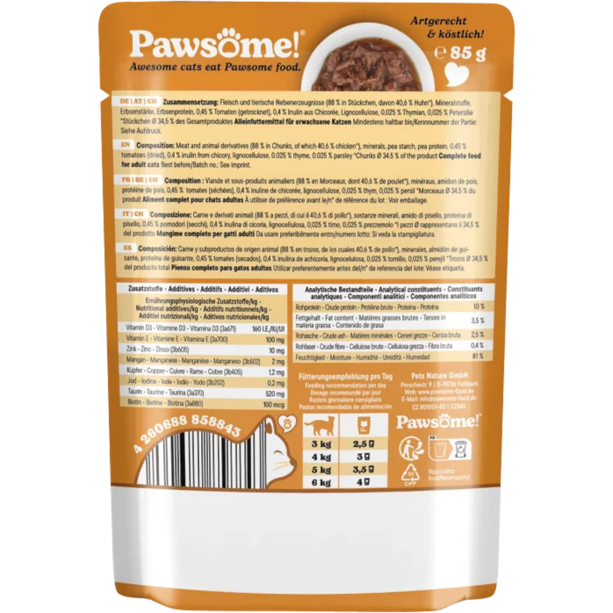 Pawsome Cat - Multipack mit Huhn
