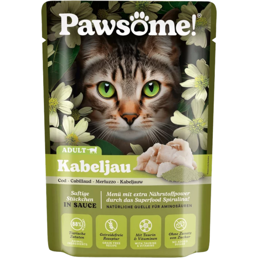 Pawsome Cat - Frischebeutel mit Kabeljau