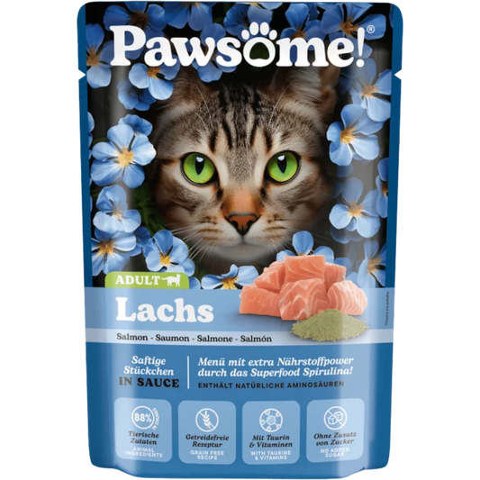 Pawsome Cat - Frischebeutel mit Lachs