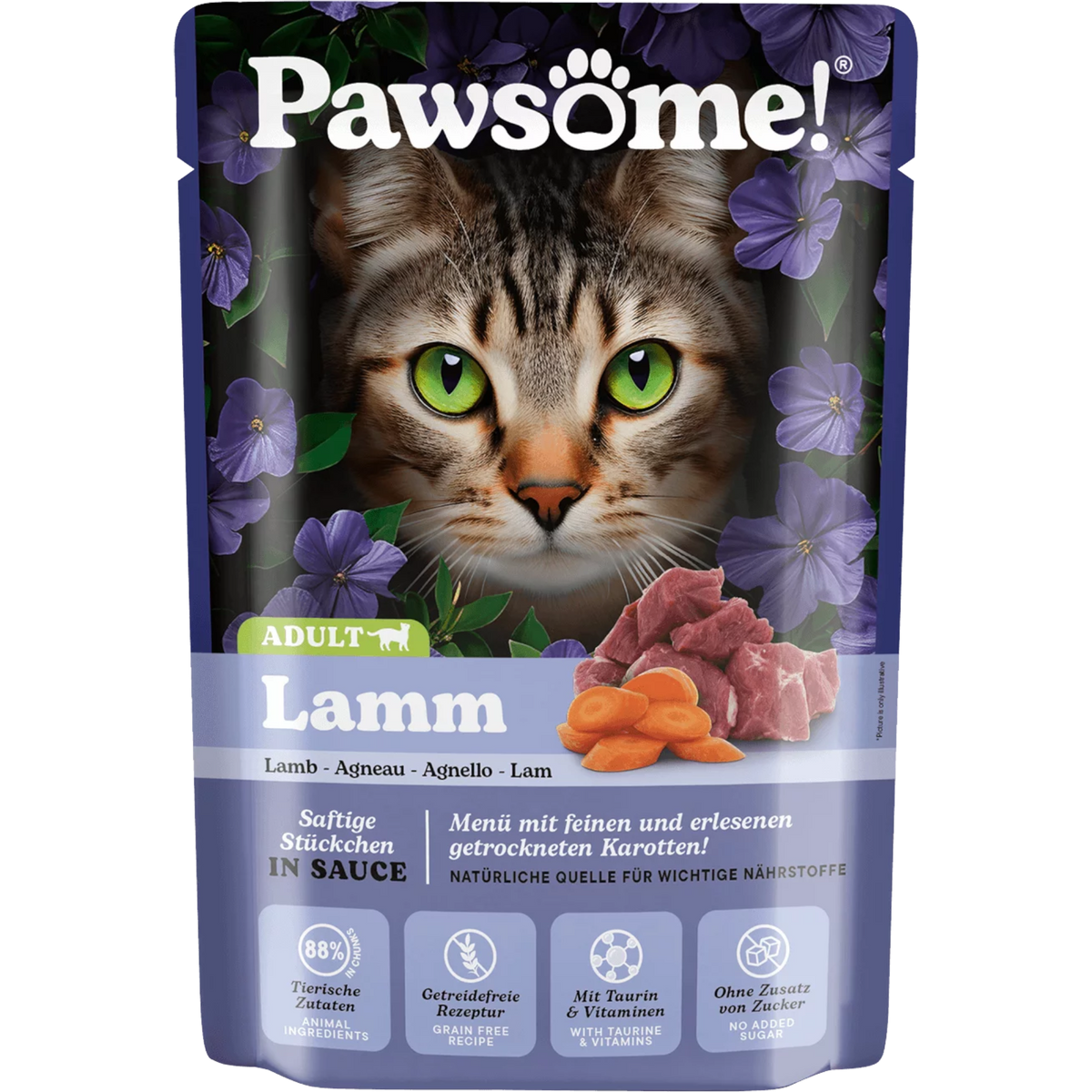 Pawsome Cat - Frischebeutel mit Lamm