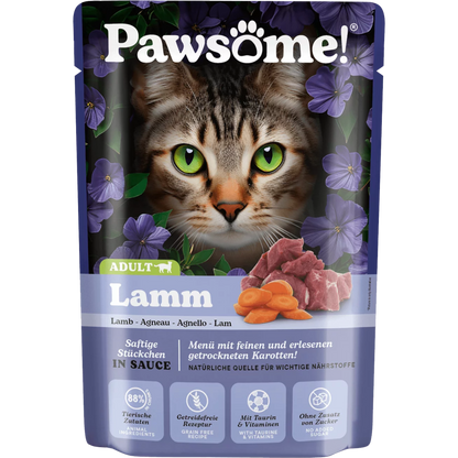 Pawsome Cat - Frischebeutel mit Lamm