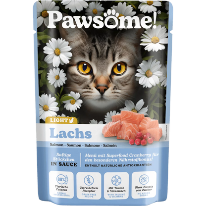 Pawsome Cat - Frischebeutel mit Light Lachs