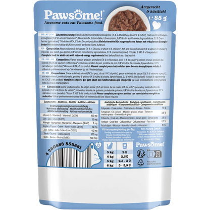Pawsome Cat - Frischebeutel mit Light Lachs