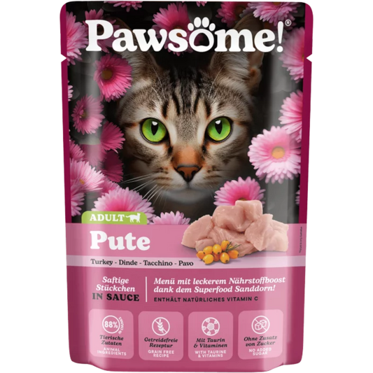 Pawsome Cat - Frischebeutel mit Pute