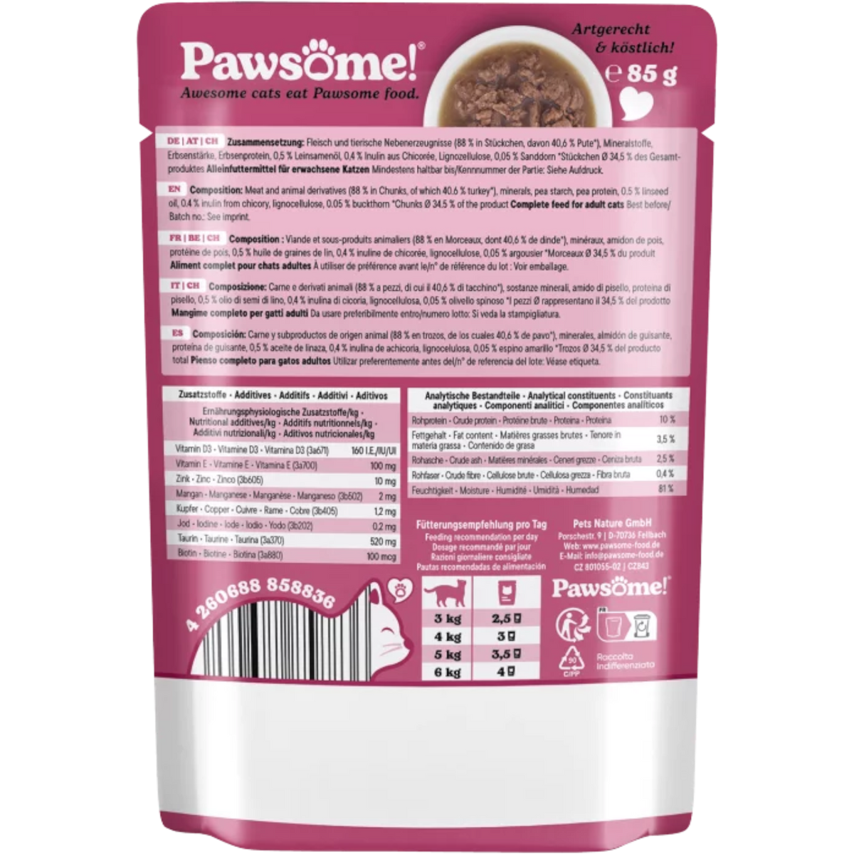 Pawsome Cat - Multipack mit Pute