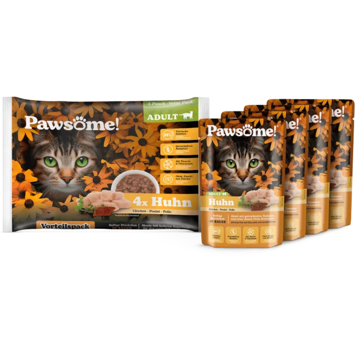 Pawsome Cat - Multipack mit Huhn