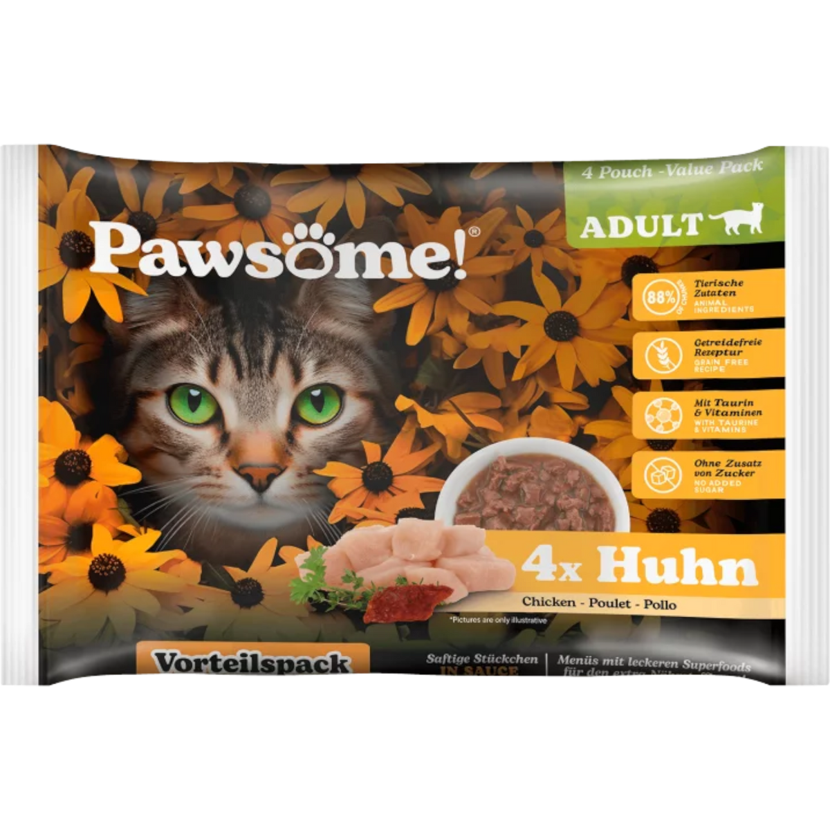 Pawsome Cat - Multipack mit Huhn