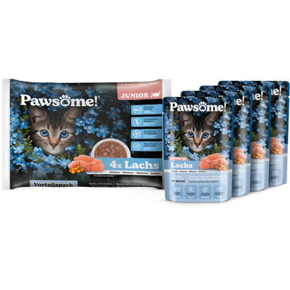 Pawsome Cat - Multipack Kitten mit Lachs
