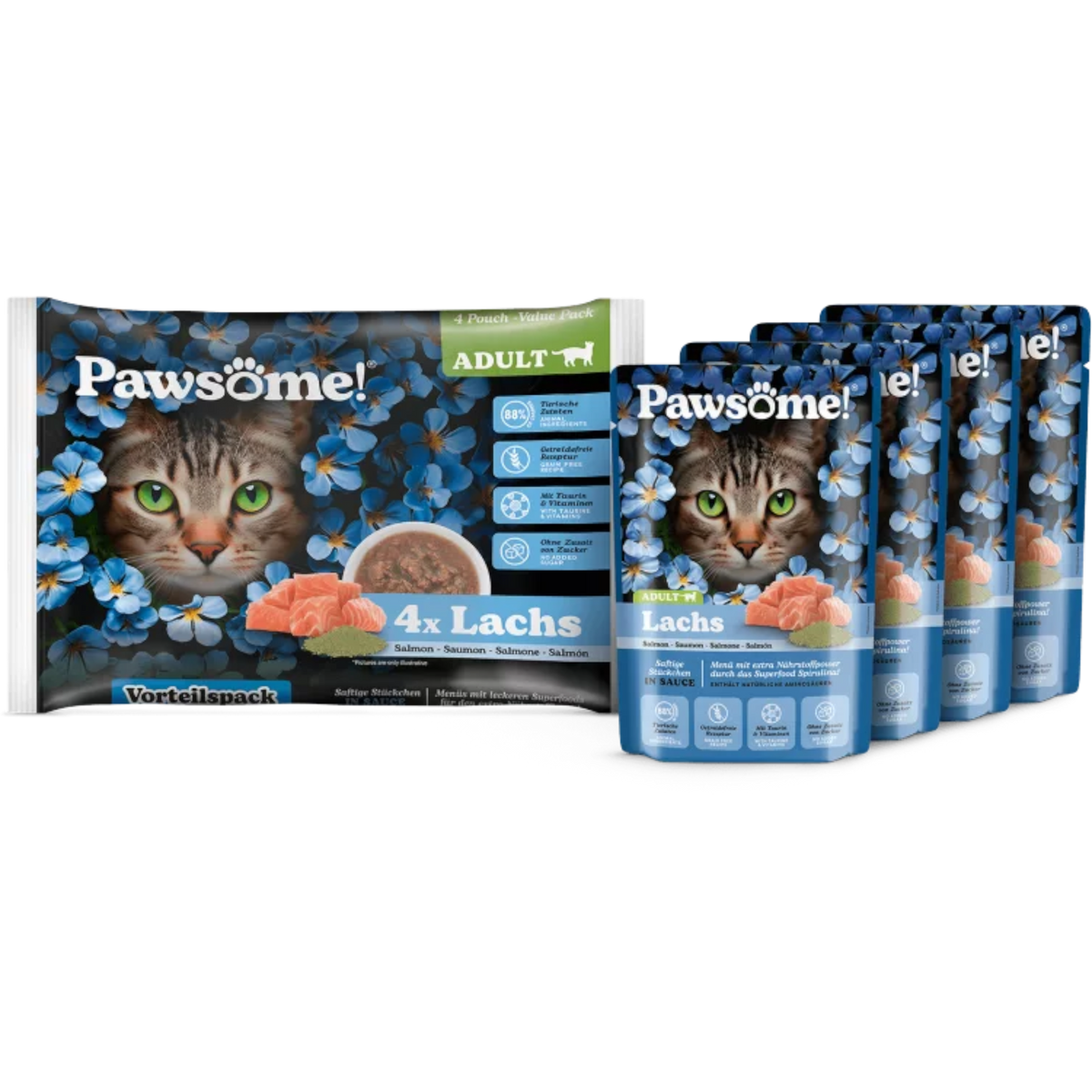 Pawsome Cat - Multipack mit Lachs