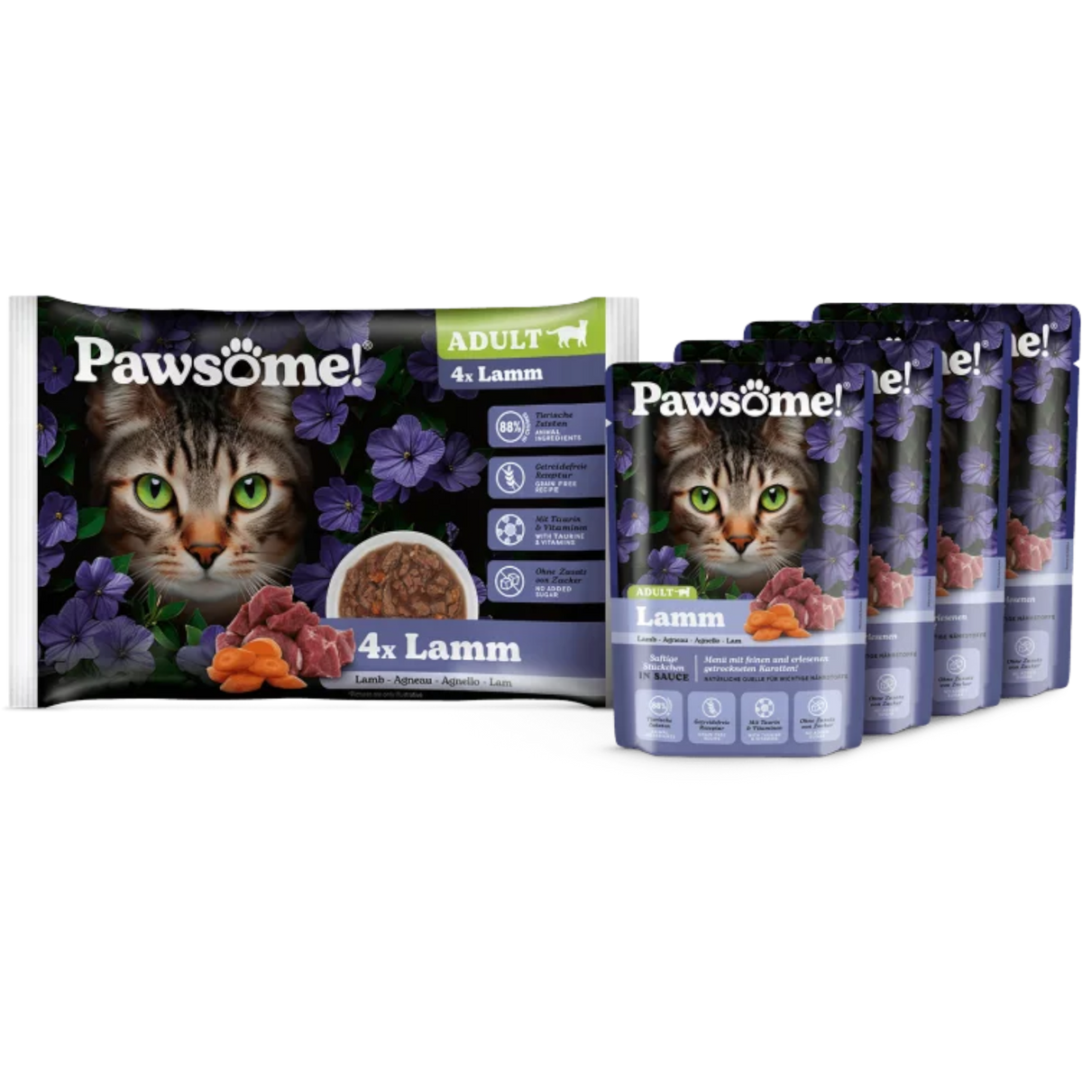 Pawsome Cat - Multipack mit Lamm