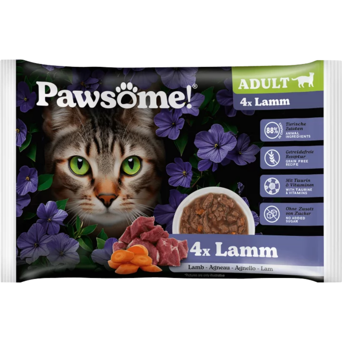 Pawsome Cat - Multipack mit Lamm