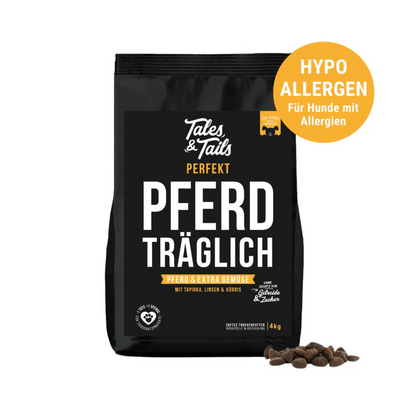 Perfekt Pferdträglich – softes Trockenfutter mit 58 % Pferd