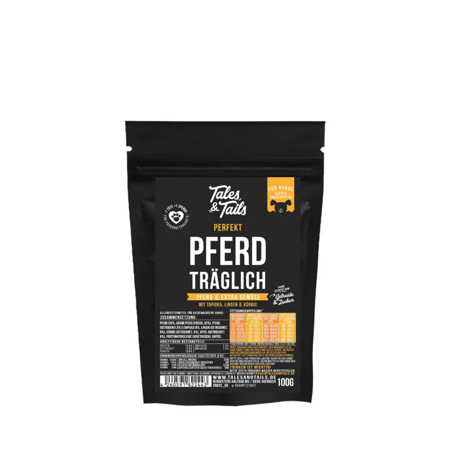 Perfekt Pferdträglich – softes Trockenfutter mit 58 % Pferd