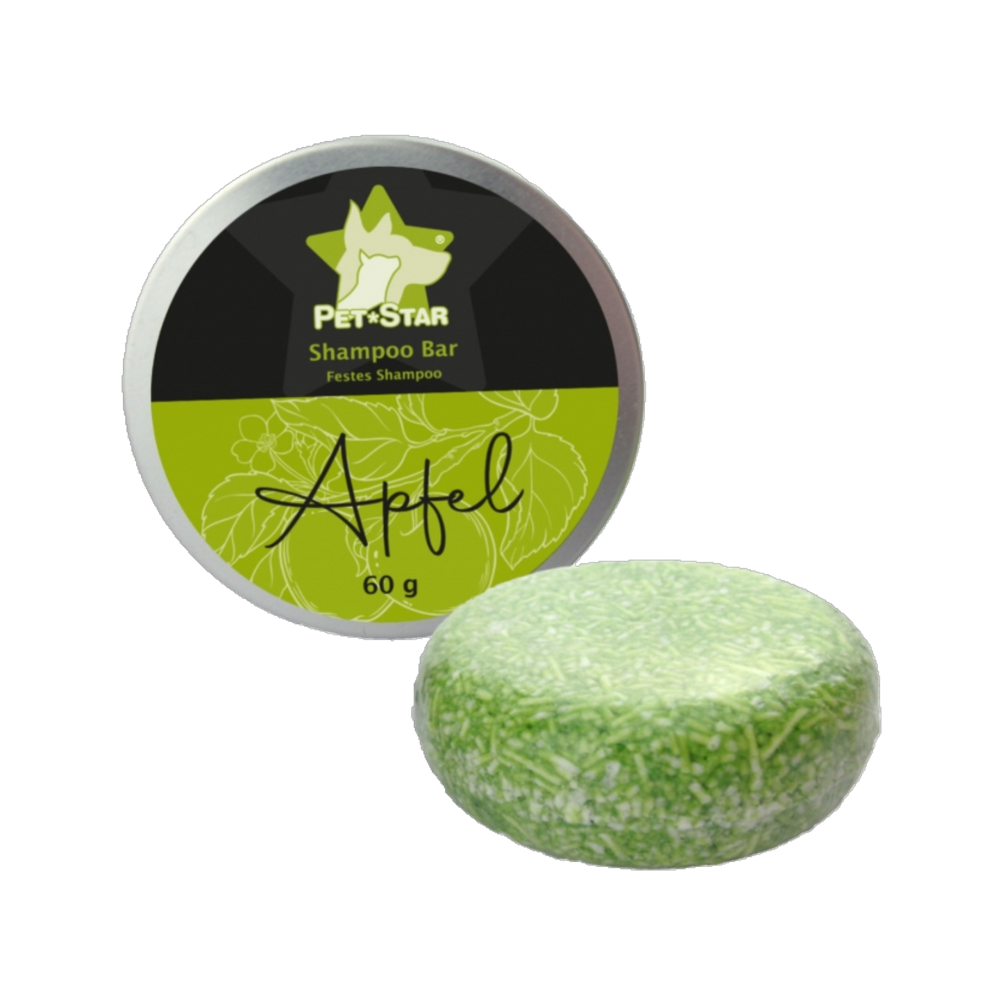 Pet-Star Shampoo Bar Apfel – Natürlich sauber, nachhaltig gepflegt