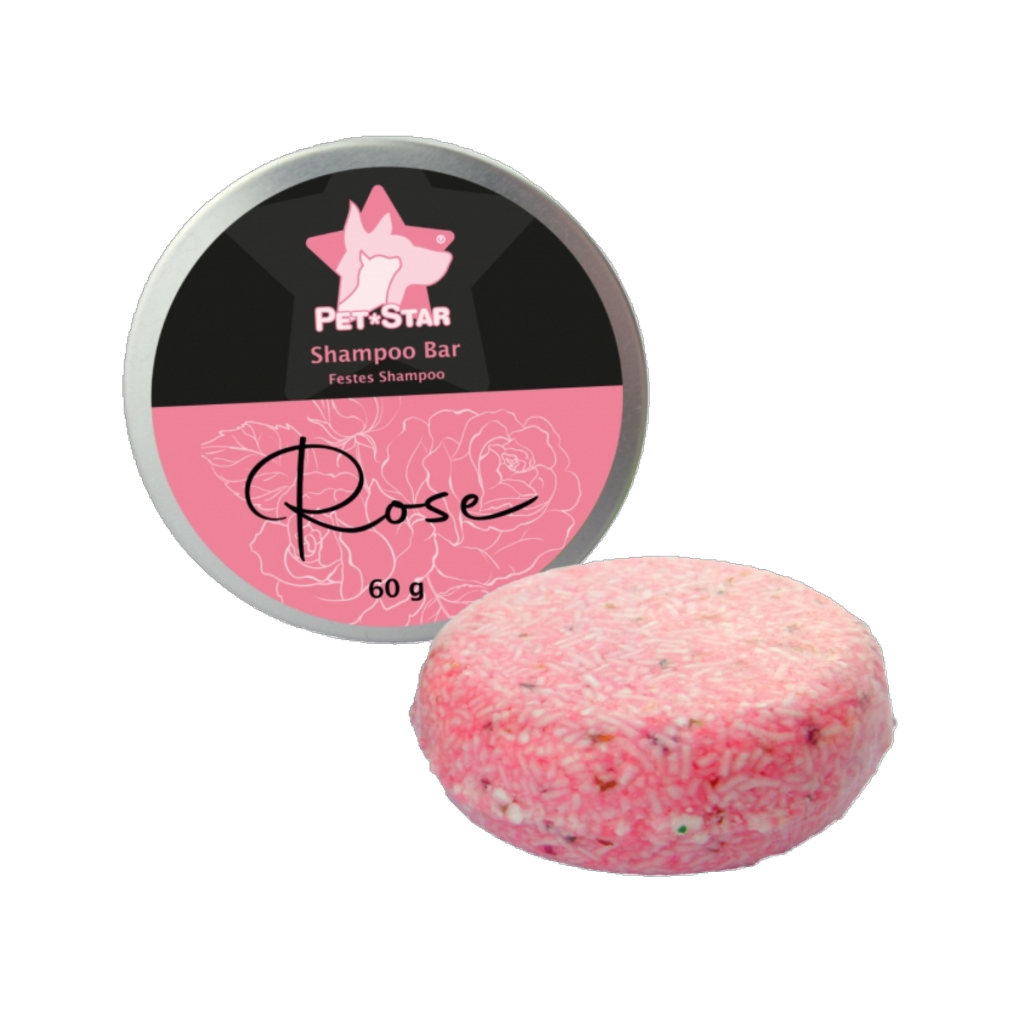Pet-Star Shampoo Bar Rose – Pflege mit einem Hauch Rosenduft