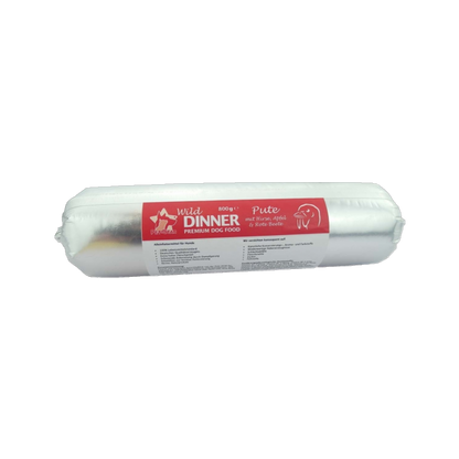 Pet Star Wild Dinner Gourmet-Wurst – Pute mit Hirse